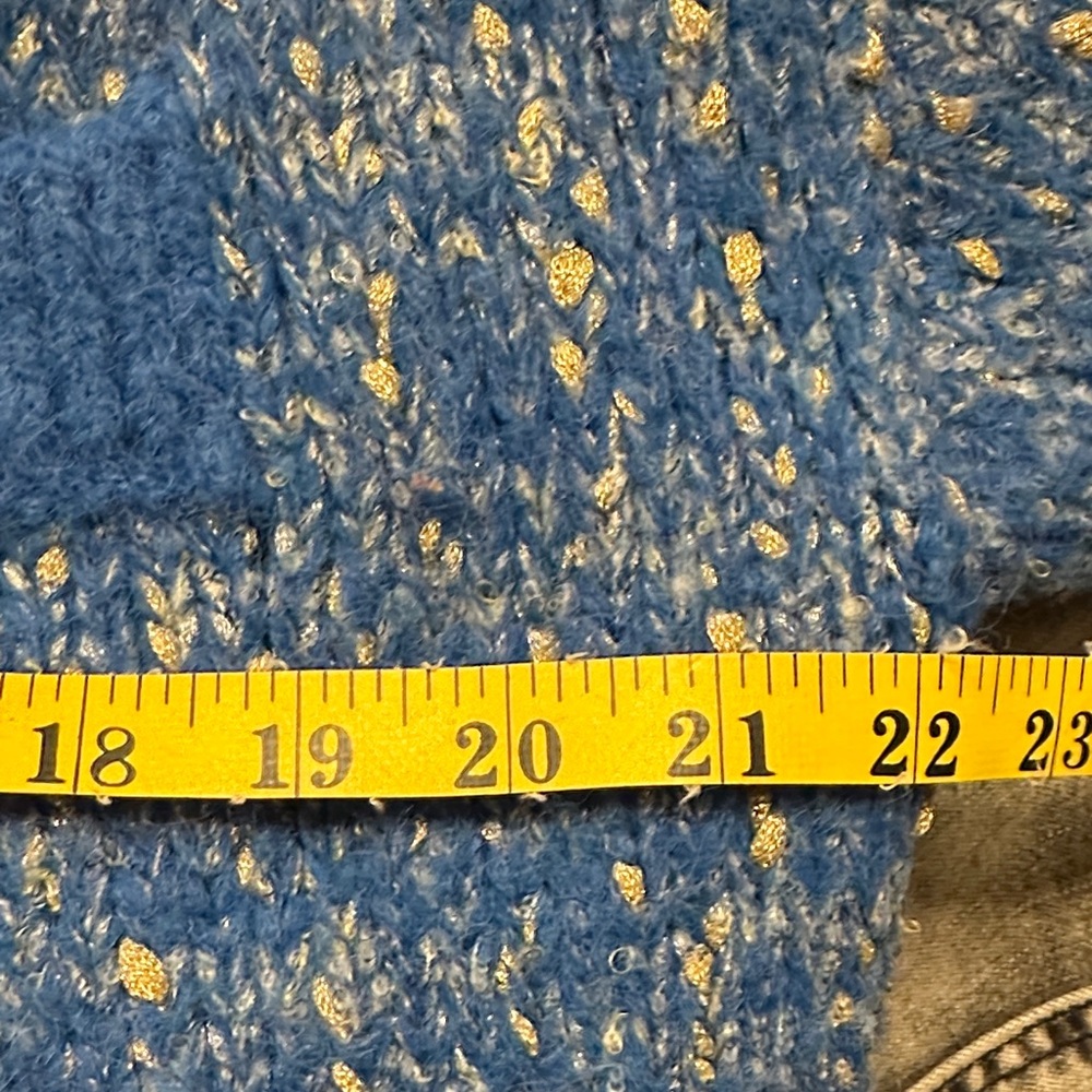 Blue and gold Cardigan - Picture 6 of 8